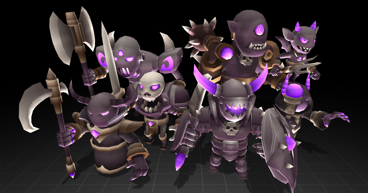 Minions Series - Monsterset 08 | 3D クリーチャー | Unity Asset Store