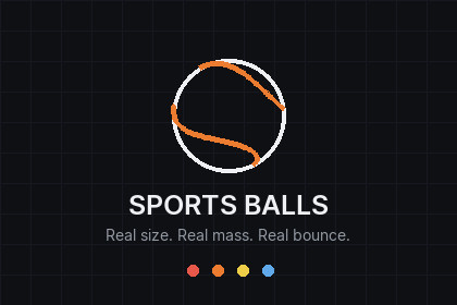 Sports Balls - Physics Ready