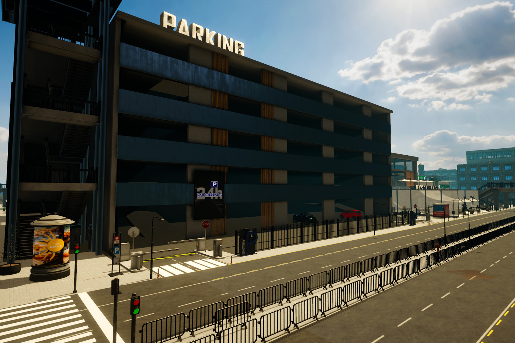 Modern City/Block 3. (URP) | 3D Urban | Unity Asset Store