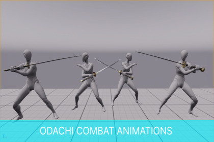 Odachi Combat Animations