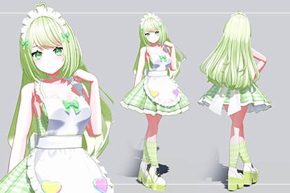 Erin: 3D Anime Character