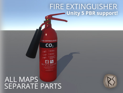 Fire Extinguisher | 3D Interior | Unity Asset Store