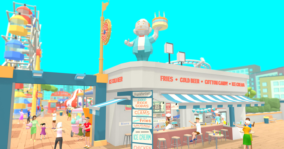 Low Poly Luna Park | 3D Environments | Unity Asset Store