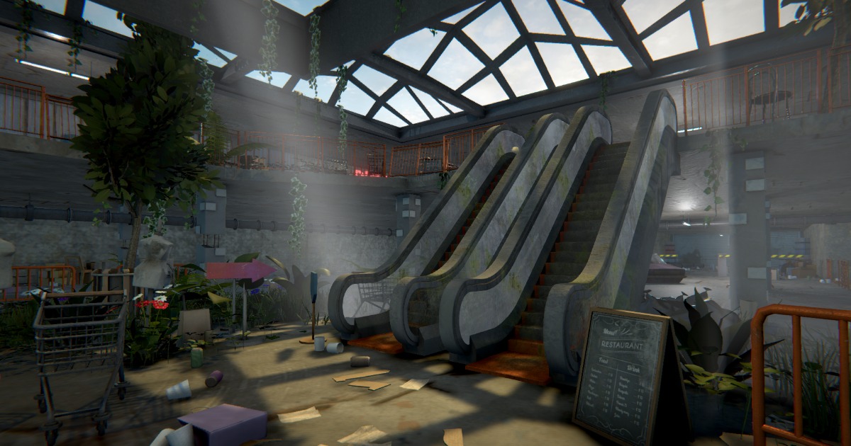 Apocalyptic Environment Unity Realistic Post Apocalyptic Mall Asset Package | 3D Environments | Unity ...
