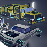 Stylized Sci-fi Farm Vehicles - By Yorakeys