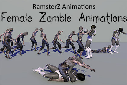 Female Zombie Animations