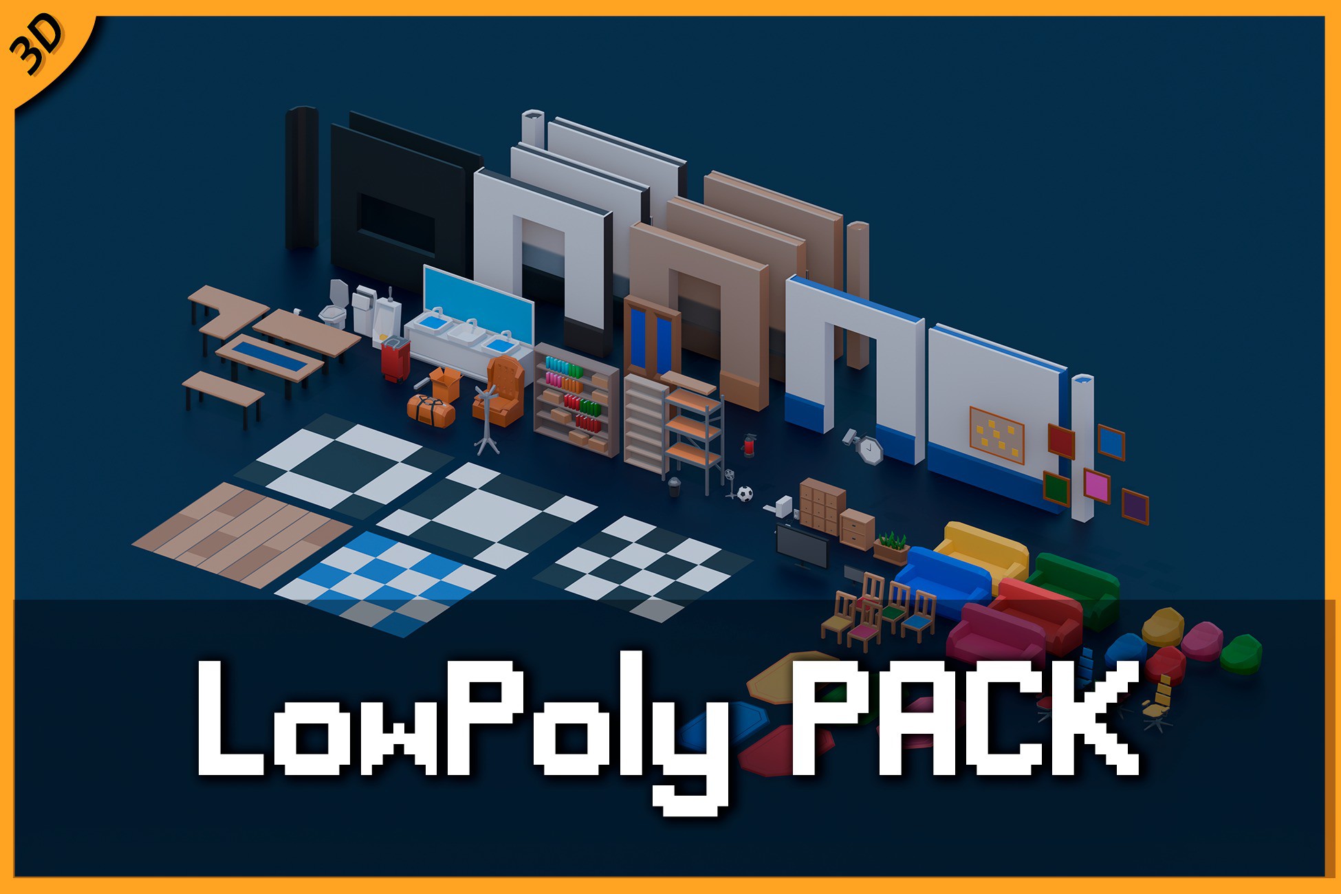 Low Poly PROPS Pack – 70+ Stylized Assets | 3D Props | Unity Asset Store