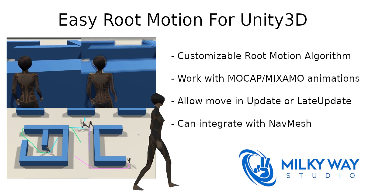 Module Root In Unity Easy Root Motion for Unity3D | 애니메이션 도구 | Unity Asset Store