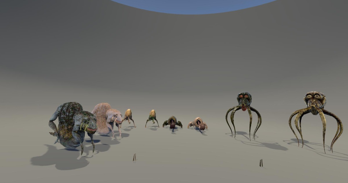 MonstersPack3 | 3D Creatures | Unity Asset Store
