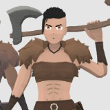 Stylized Barbarian Warrior Pack - Animated Characters (Male & Female)