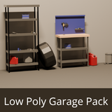Low Poly Garage Props Pack