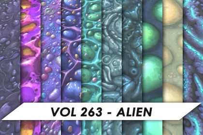 Stylized Textures - Vol 263 - Alien