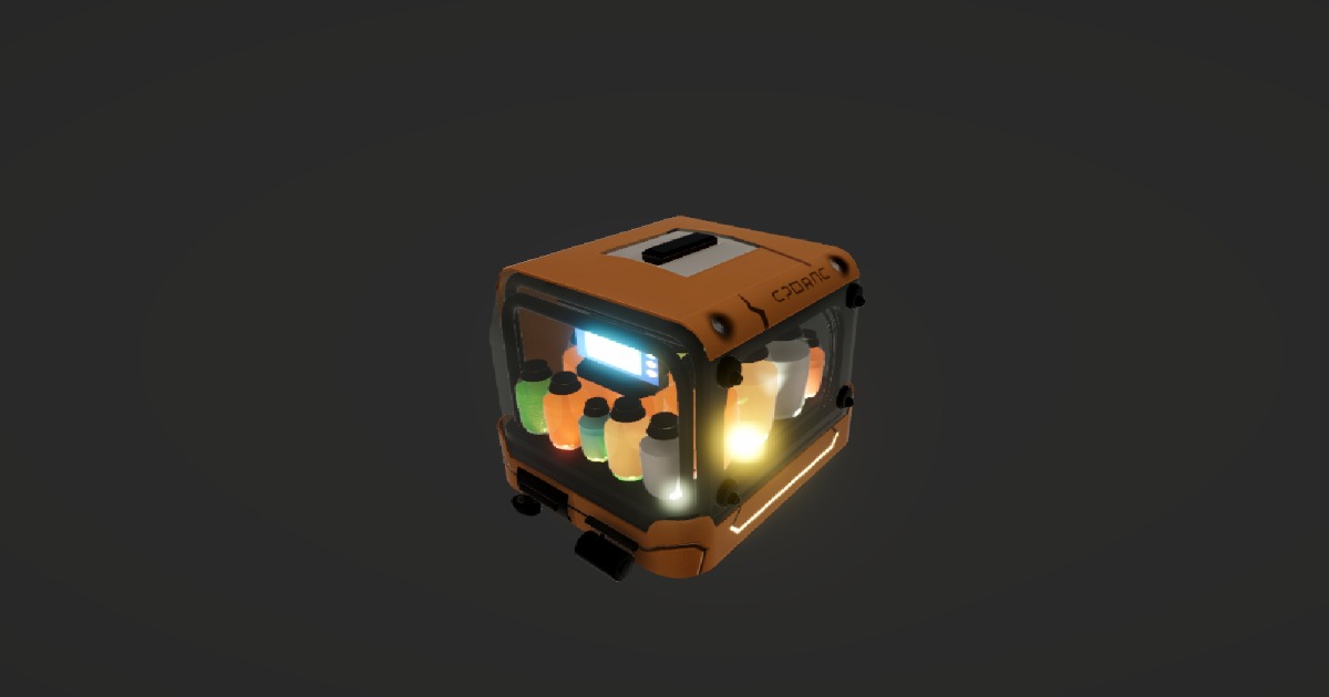 Unity Future Props Futuristic Fridge | 3D Props | Unity Asset Store