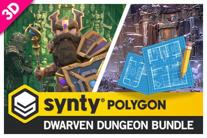 Value Bundle – POLYGON Dungeon Realms and Dwarven Dungeon Map
