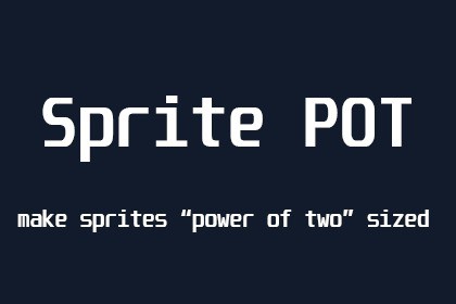 Sprites Optimizer - Power of two