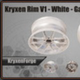 Kryxen Rim V1 - White - Game Ready