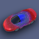 Car Color Transition Effect -- Scales