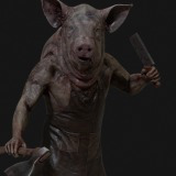 Pig-headed butcher
