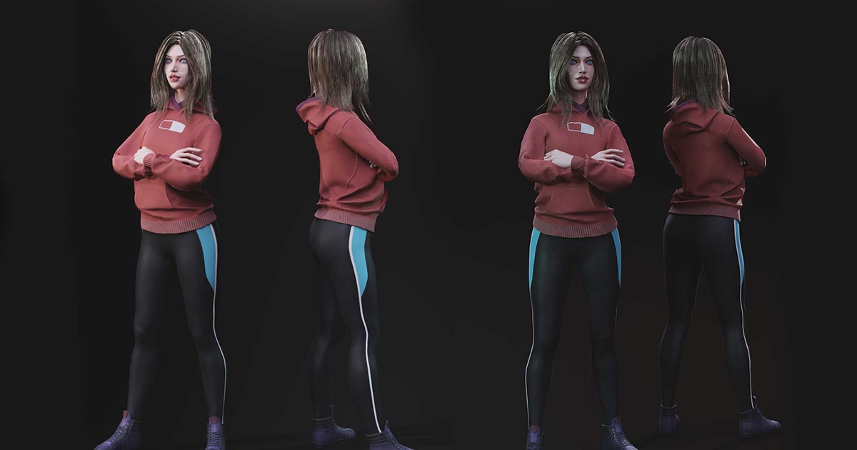 SportGirl | 3D Characters | Unity Asset Store