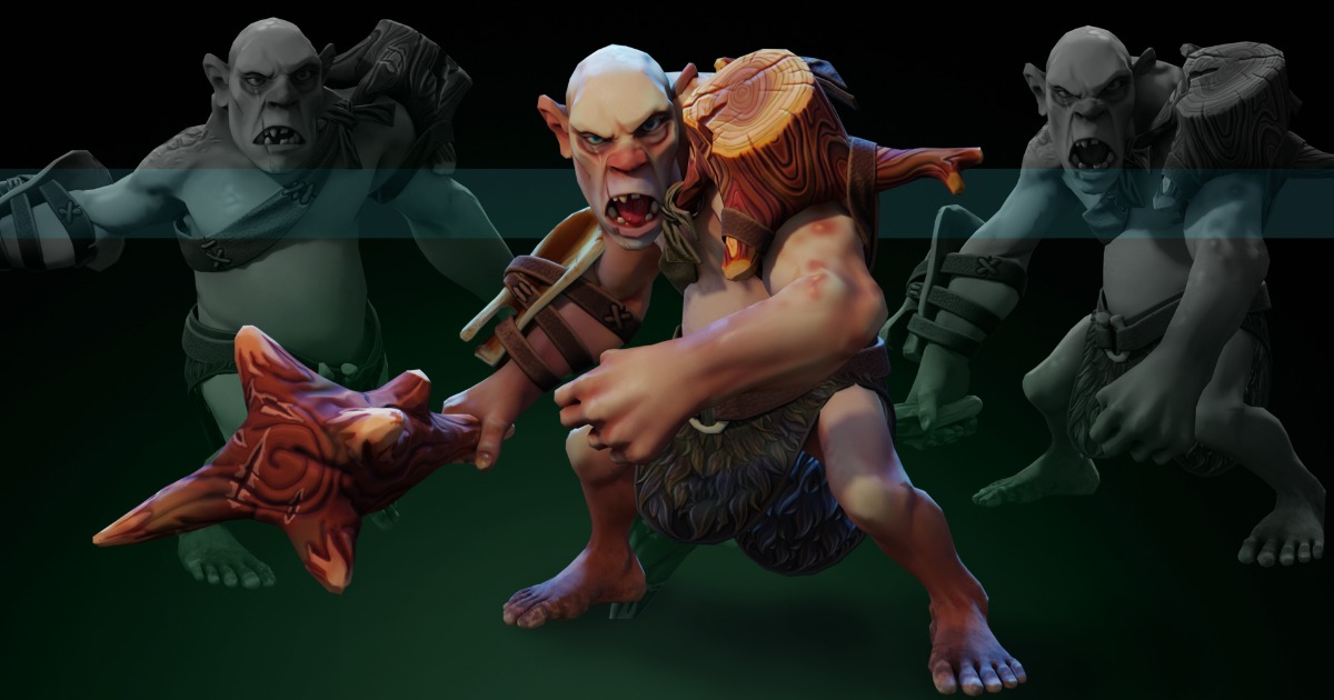 Cave Troll Stylized | 3D Creatures | Unity Asset Store