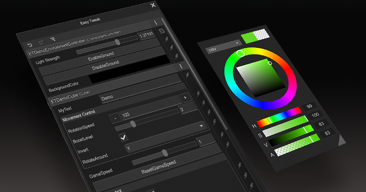 Easy Tweak | GUI Tools | Unity Asset Store