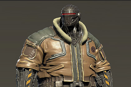 Cyberpunk Robot Character: The Mechanic