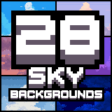 28 Sky Backgrounds Pixel Art