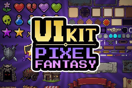 UI Kit 2D - Pixel Fantasy