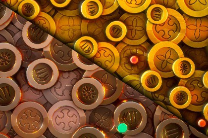 Treasure Coins (Stylized) Texture & Material Vol. 01