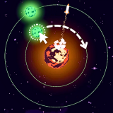 Orbital Escape Game Template - Launch Rockets