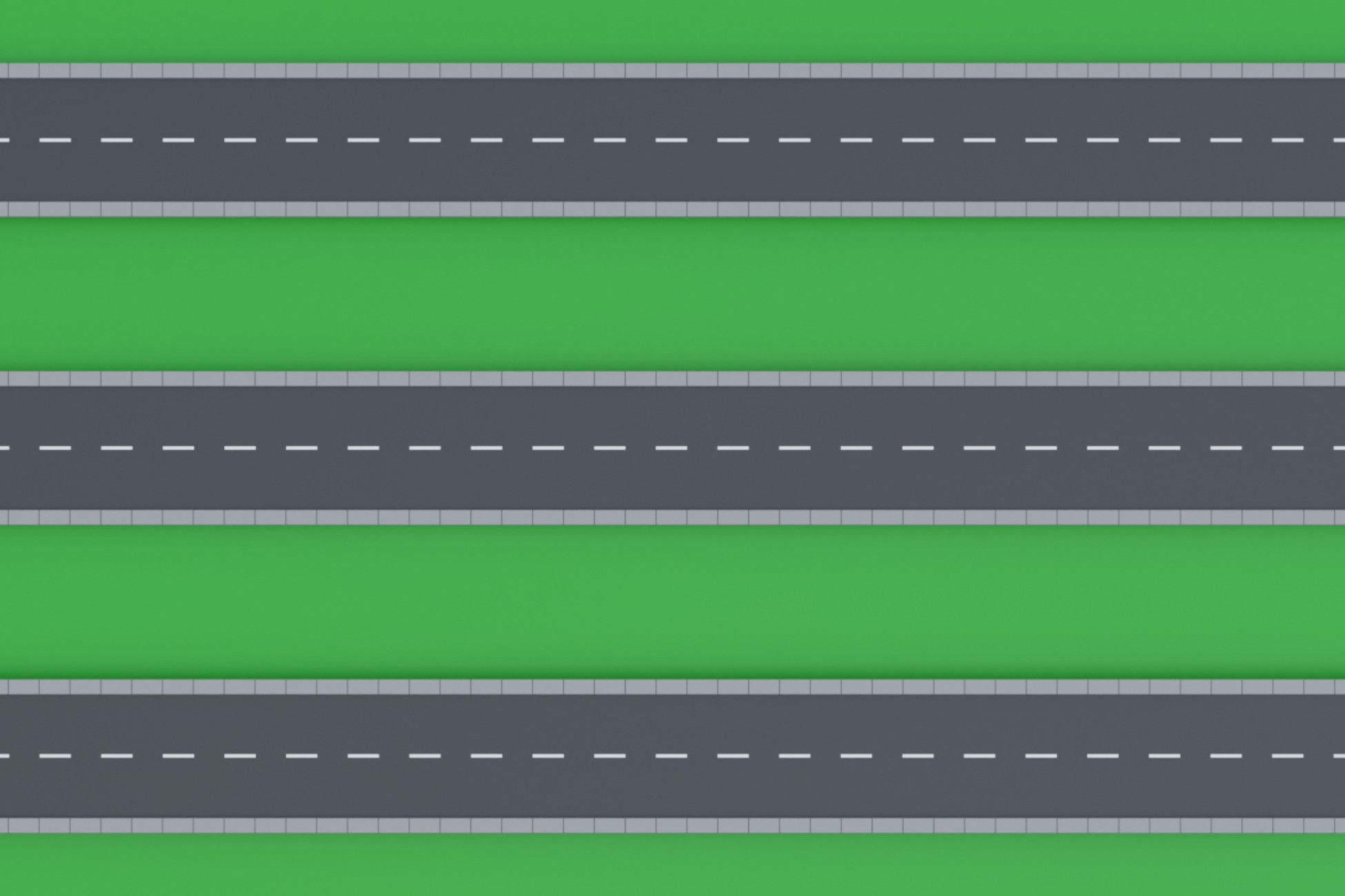 Low Poly Modular Road Pack | 3D Roadways | Unity Asset Store