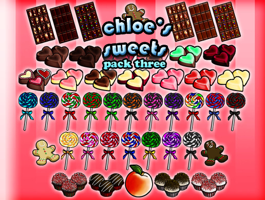 New Unity Sweets Chloe's Sweets: Icon Pack 3 | 2D 음식 | Unity Asset Store