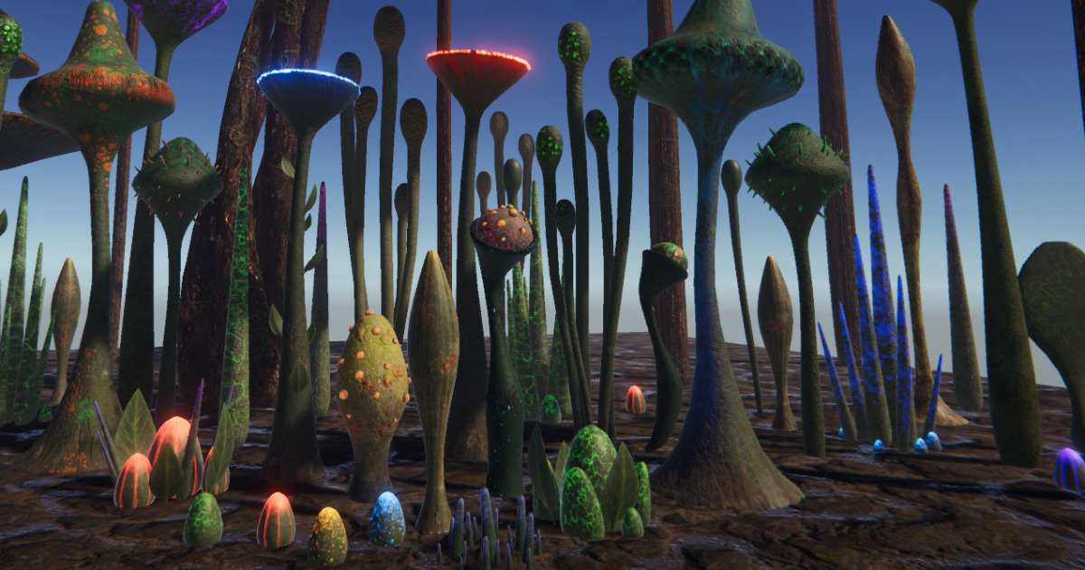 Alien Plants And Trees | 3D Vegetation | Unity Asset Store