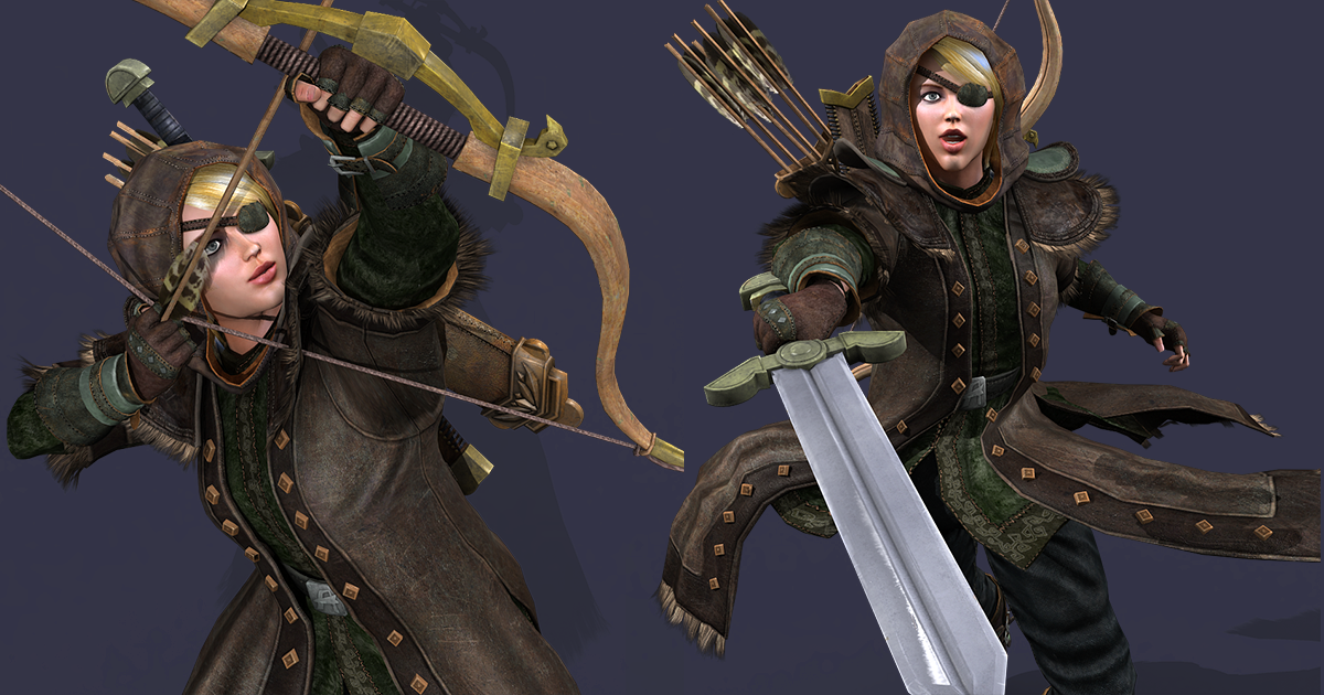 Eva Hunter Animated Character | 3D Humanoids | Unity Asset Store