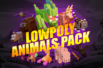 Lowpoly animals pack