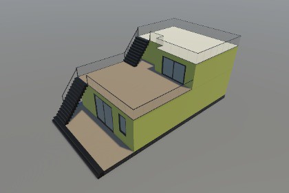Modern Multi-Level Shop & Office Building