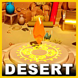 Desert Gilded Shrine - Low Poly Stylized Asset Pack