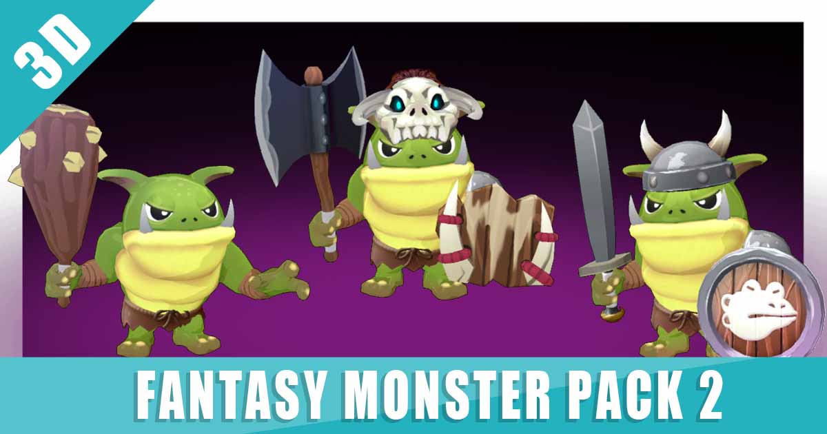 3D Monster pack vol.2 | 3D Characters | Unity Asset Store