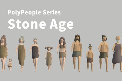 PolyPeople Series - Stone Age