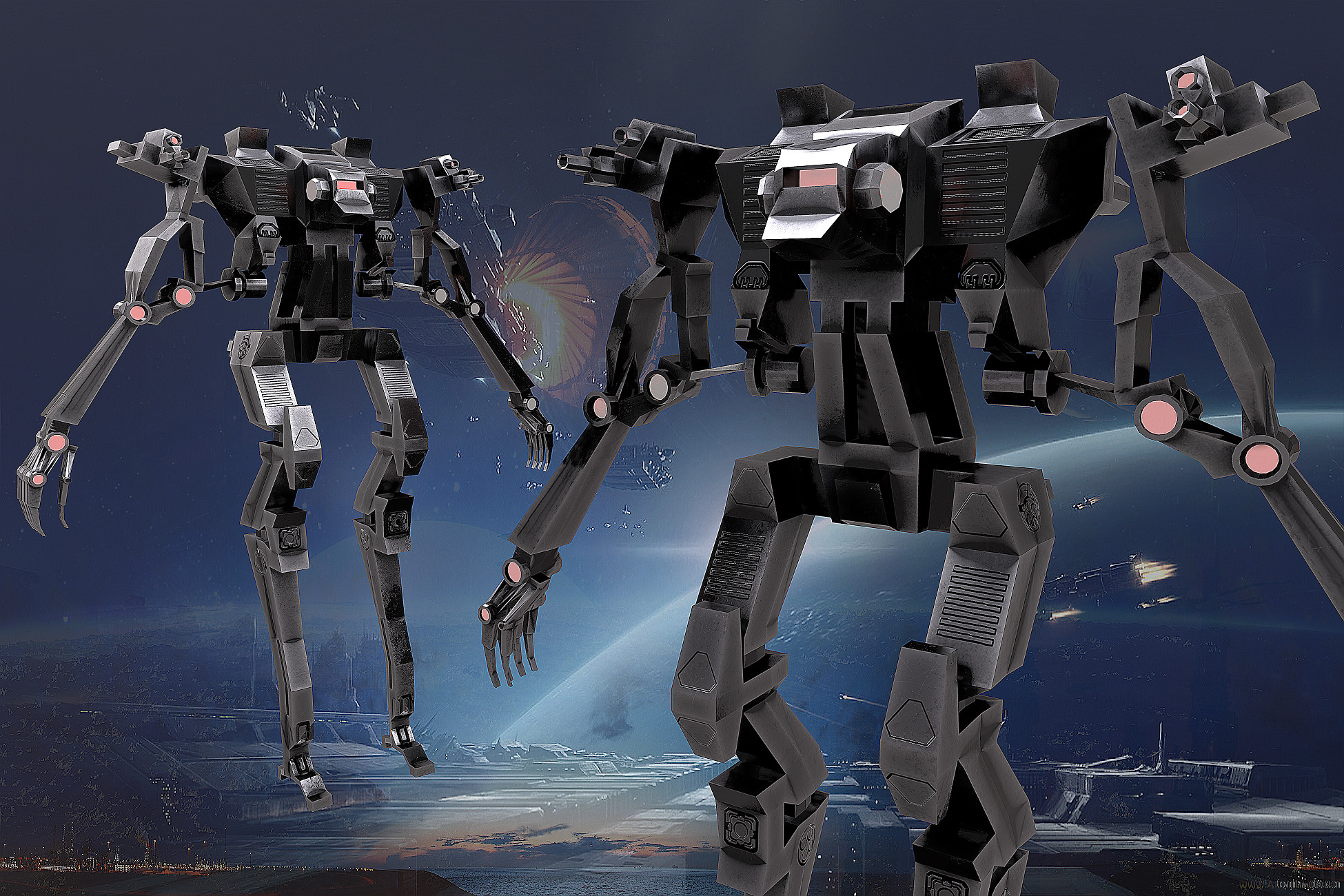 Robot Metallic humanoid | 3D Robots | Unity Asset Store