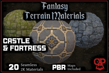 Fantasy Terrain Materials | Castle & Fortress