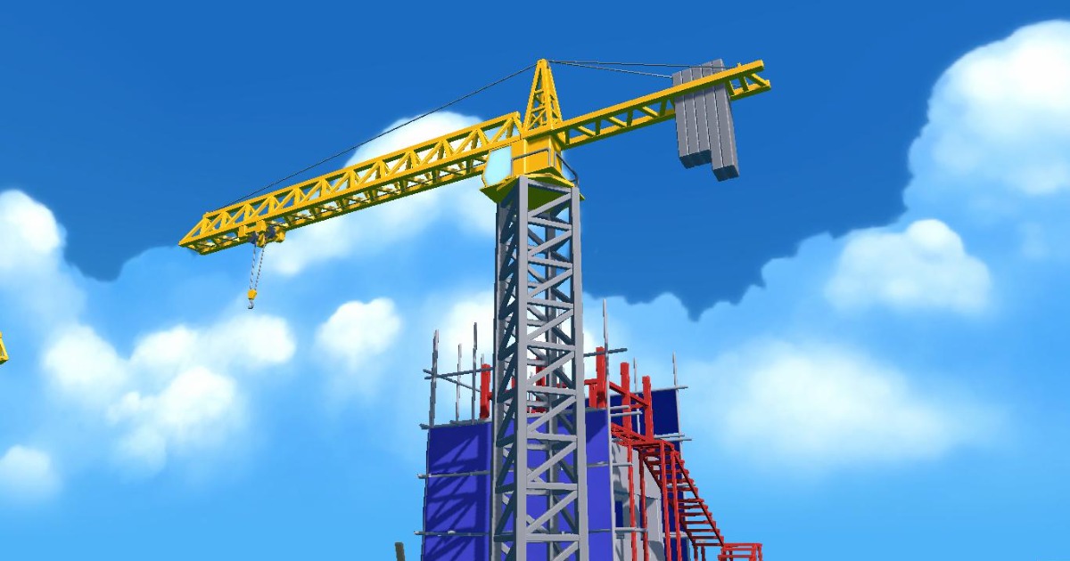MAR-Low Poly Tower Crane