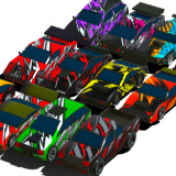 Cartoon car pack Lowpoly