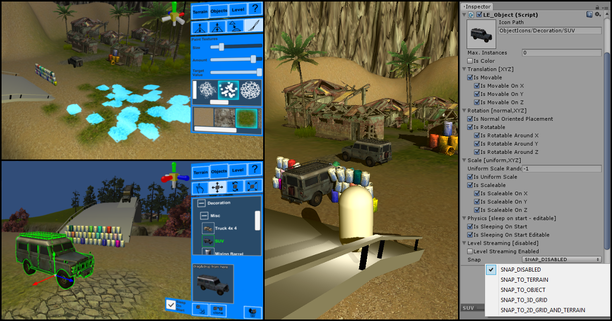 Multiplatform Runtime Level Editor | Game Toolkits | Unity Asset Store