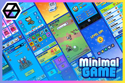 GUI Pro - Minimal Game Blue