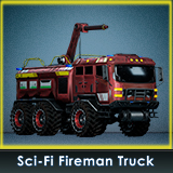 Sci-Fi Transport - Fireman truck