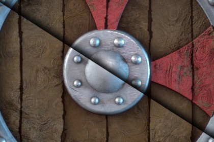 Viking Shield (Stylized) Texture & Material Vol. 01