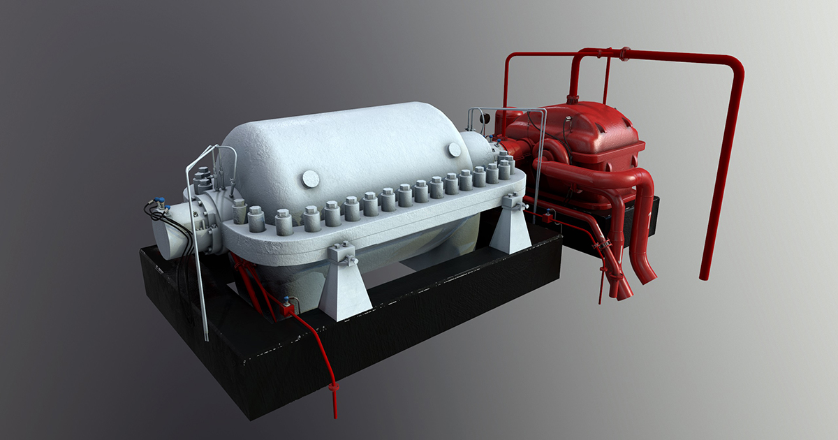 Compressor Part 2 | 3D Industrial | Unity Asset Store