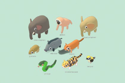 Quirky Series - Tropical Animals Vol 2