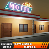Stylized Motel LowPoly